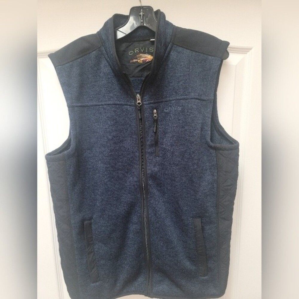 Orvis Gray & Black Outerwear Vest Size L
